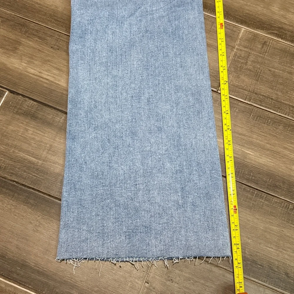 New Risen Summer Days High Rise Light Vintage Wash Straight Leg Jeans 3XL - Picture 11 of 13